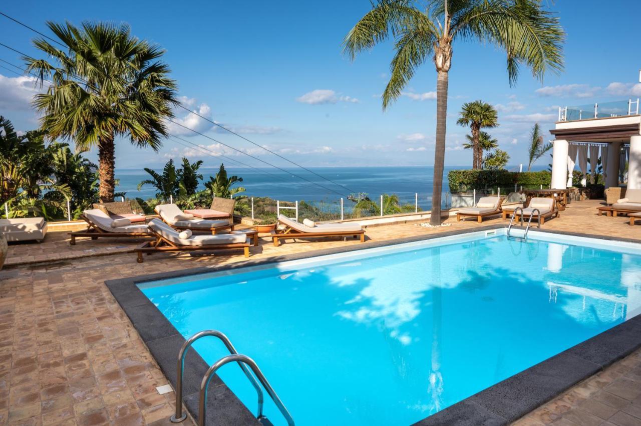 Luxury Taorum Villa With Spectacular Sea Views In Taormina Exterior foto