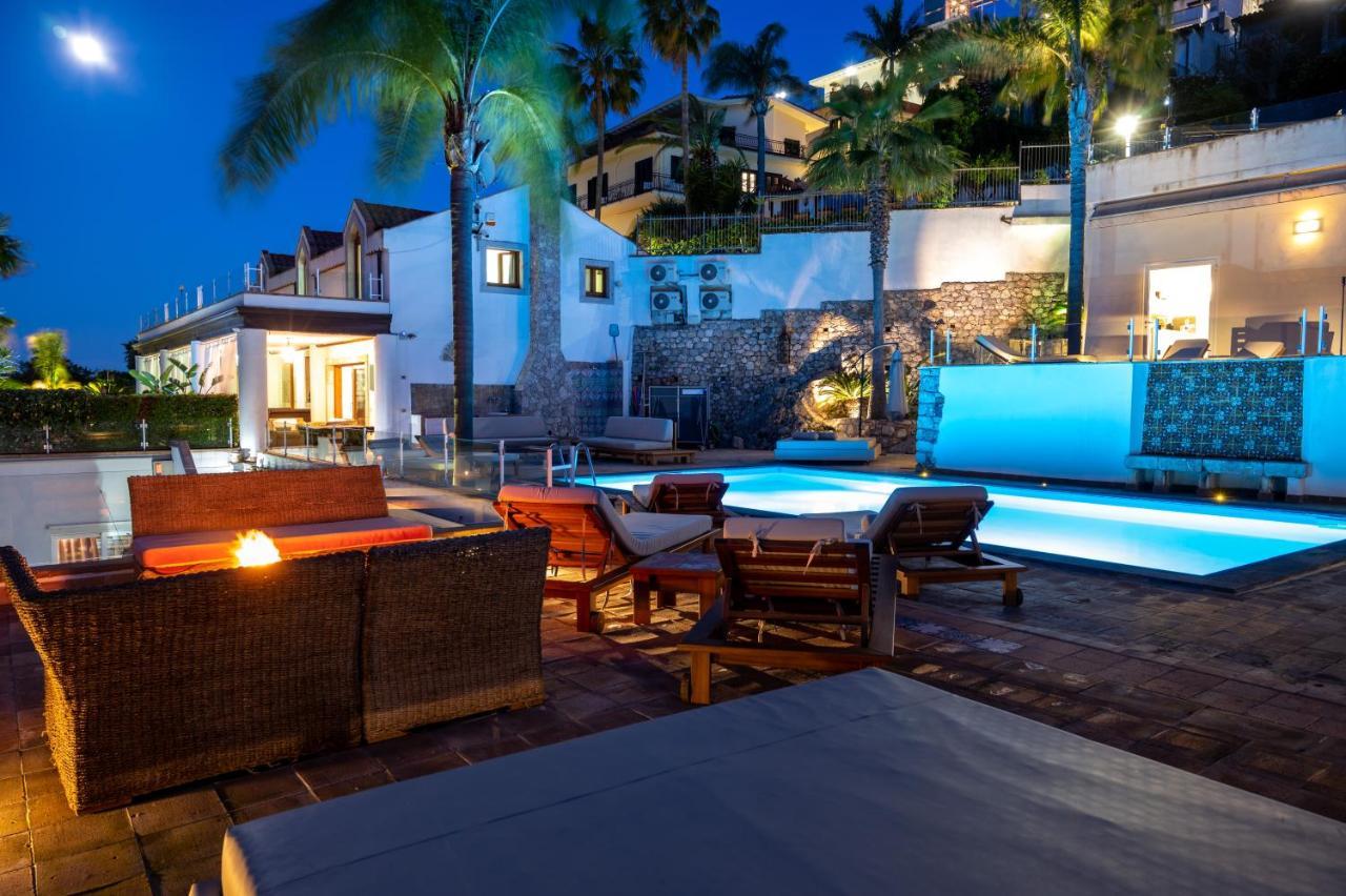 Luxury Taorum Villa With Spectacular Sea Views In Taormina Exterior foto
