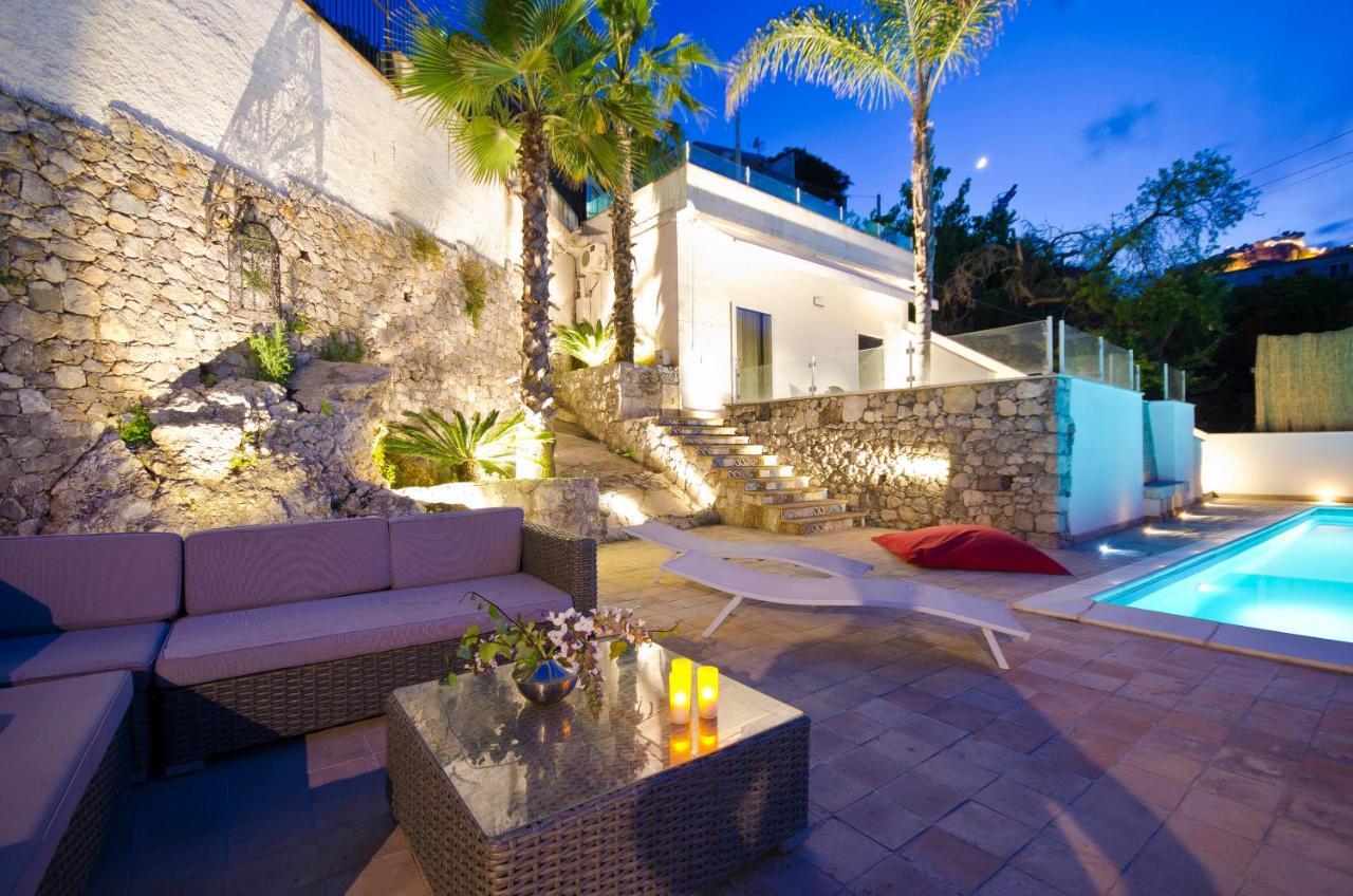 Luxury Taorum Villa With Spectacular Sea Views In Taormina Exterior foto
